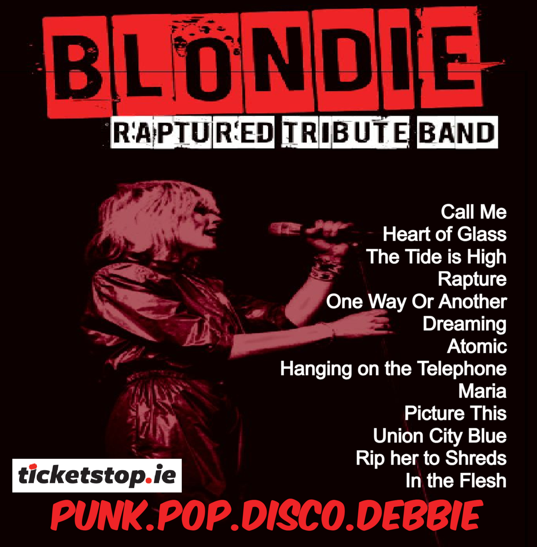 Blondie Raptured band in Navan