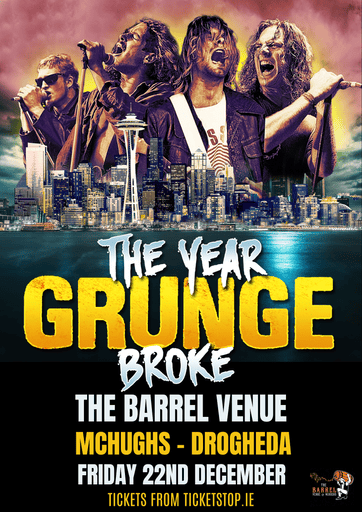 The Year Grunge Broke (Soundgarden) The Barrel Venue, Drogheda live at ...